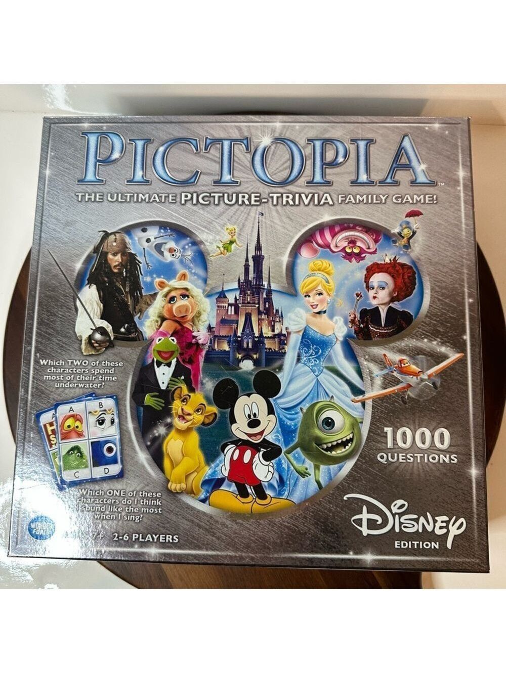 Disney Pictopia Board Game Wonder Forge Family Trivia Complete
